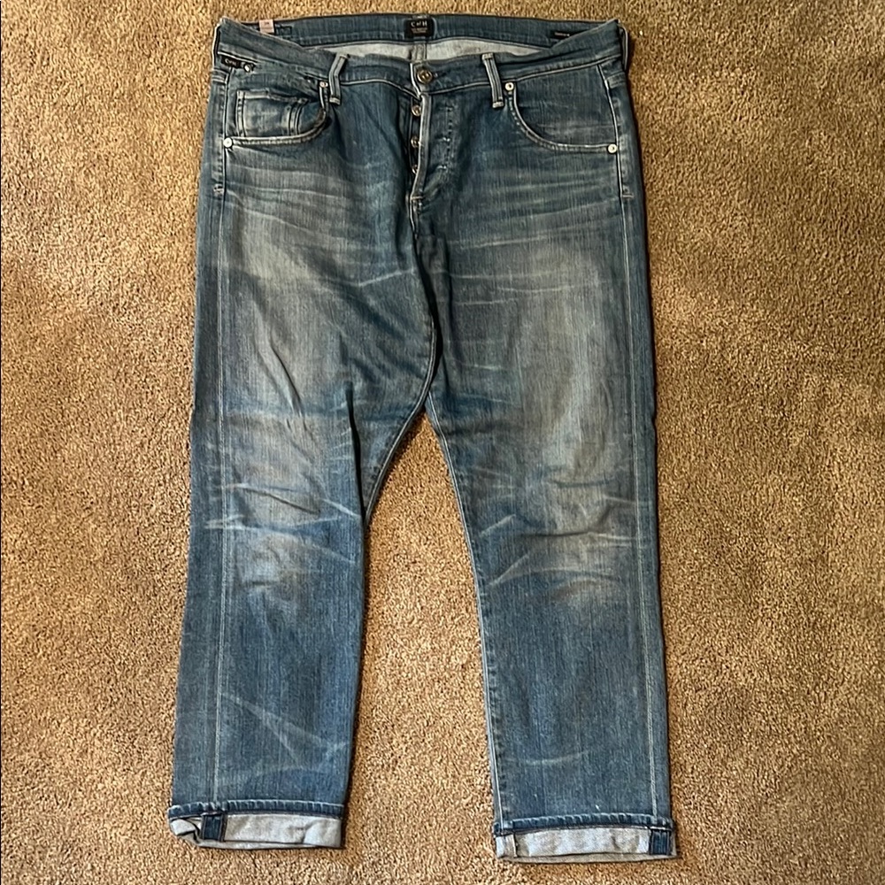 Citizens Of Humanity Emerson Slim Boyfriend light wash Jeans